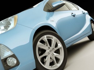 toyota prius c aqua hybrid 3D Model