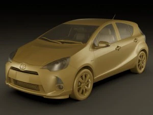 toyota prius c aqua hybrid 3D Model
