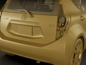 toyota prius c aqua hybrid 3D Model