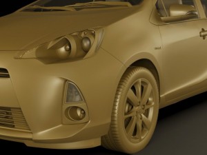 toyota prius c aqua hybrid 3D Model