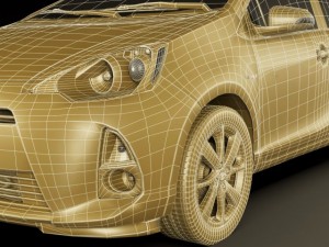 toyota prius c aqua hybrid 3D Model
