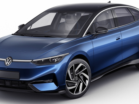 Volkswagen ID7 2024 3D Модель