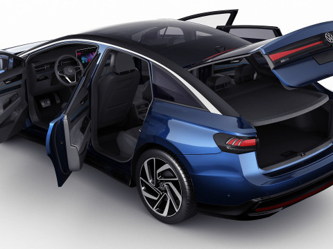 Volkswagen ID7 2024 3D Модель