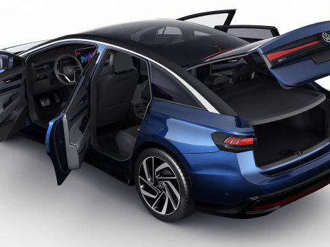 Volkswagen ID7 2024 3D Model