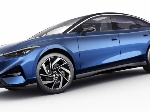 Volkswagen ID7 2024 3D Model