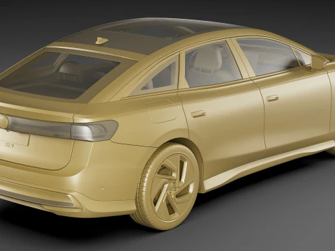 Volkswagen ID7 2024 3D Model