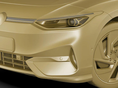 Volkswagen ID7 2024 3D Model