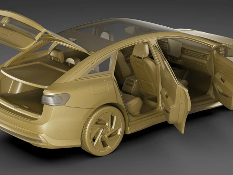 Volkswagen ID7 2024 3D Model