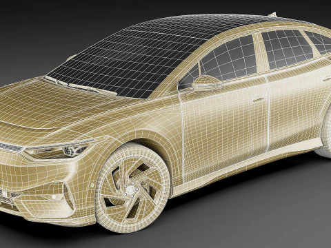 Volkswagen ID7 2024 3D Model