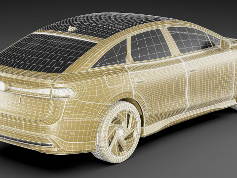 Volkswagen ID7 2024 3D Модель