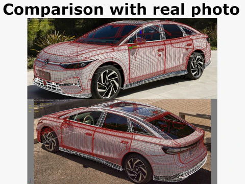 Volkswagen ID7 2024 3D Model