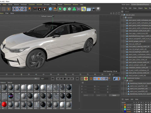 Volkswagen ID7 2024 3D Model