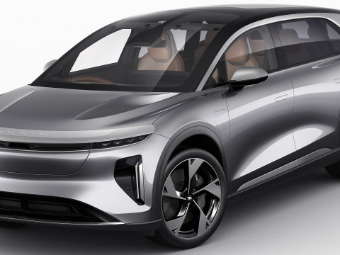 Lucid Gravity 2025 3D Модель