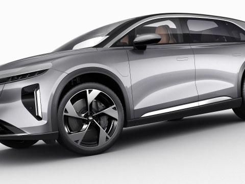 Lucid Gravity 2025 3D Модель