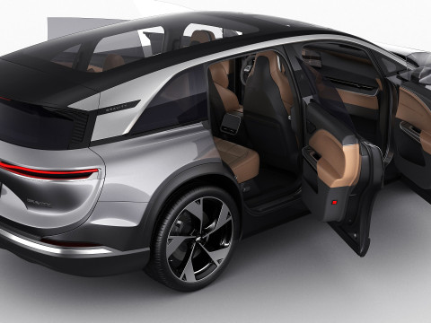 Lucid Gravity 2025 3D Модель