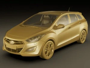 hyundai i30 wagon 2013 3D Model