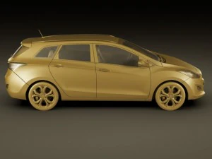 hyundai i30 wagon 2013 3D Model