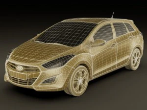 hyundai i30 wagon 2013 3D Model