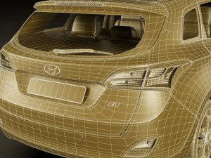 hyundai i30 wagon 2013 3D Model