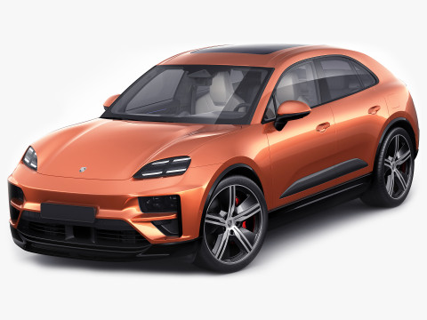Porsche Macan Turbo 2025 3D 模型