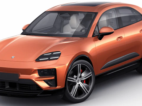 Porsche Macan Turbo 2025 3D Model