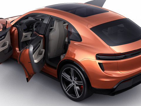 Porsche Macan Turbo 2025 3D Model