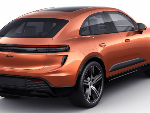 Porsche Macan Turbo 2025 3D Model