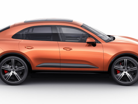 Porsche Macan Turbo 2025 3D Model