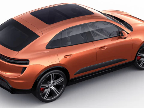 Porsche Macan Turbo 2025 3D Model