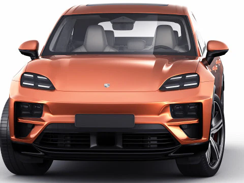 Porsche Macan Turbo 2025 3D Model