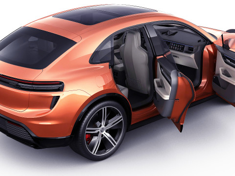 Porsche Macan Turbo 2025 3D Model