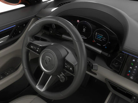 Porsche Macan Turbo 2025 3D Model