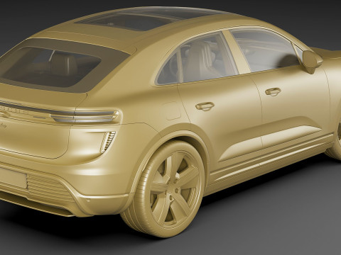 Porsche Macan Turbo 2025 3D Model