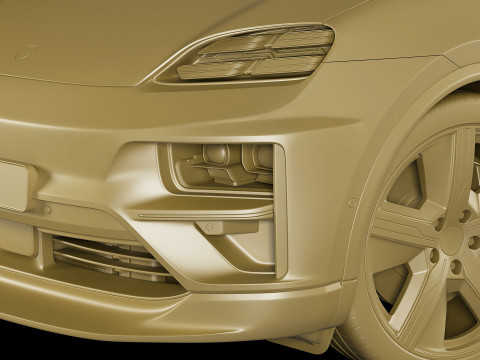 Porsche Macan Turbo 2025 3D Model