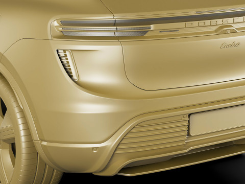 Porsche Macan Turbo 2025 3D Model