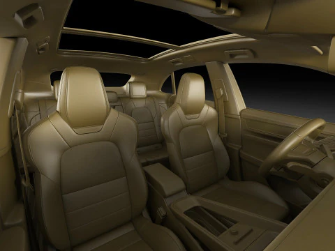Porsche Macan Turbo 2025 3D Model