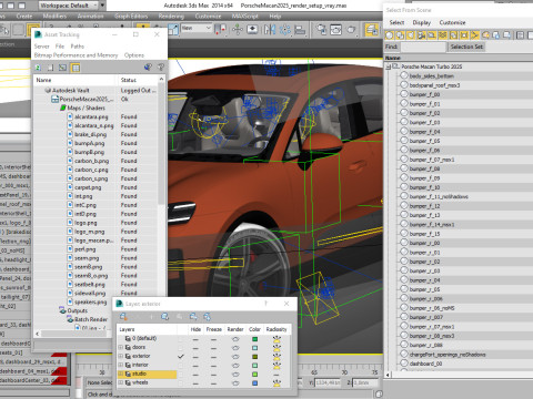 Porsche Macan Turbo 2025 3D Model