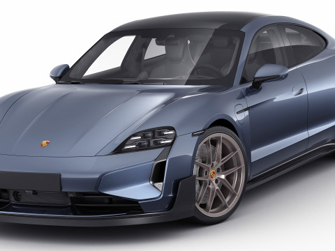 Porsche Taycan Turbo GT 2025 3D-Modell
