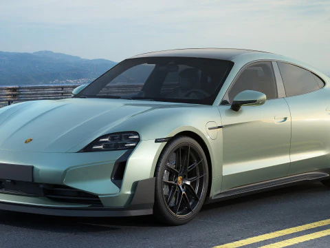 Porsche Taycan Turbo GT 2025 3D Model