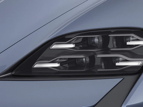 Porsche Taycan Turbo GT 2025 3D Model