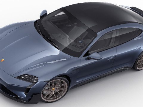 Porsche Taycan Turbo GT 2025 3D-Modell