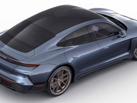 Porsche Taycan Turbo GT 2025 3D-Modell