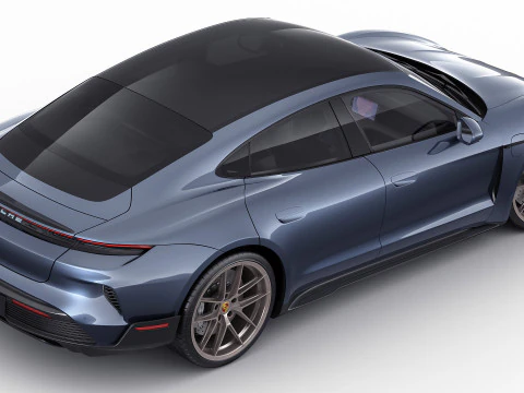 Porsche Taycan Turbo GT 2025 3D Model