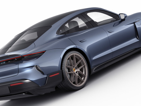 Porsche Taycan Turbo GT 2025 3D-Modell