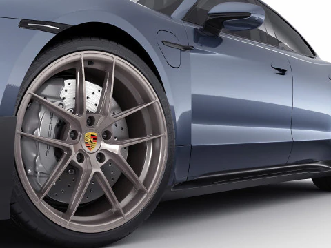 Porsche Taycan Turbo GT 2025 3D Model