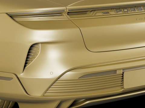 Porsche Taycan Turbo GT 2025 3D-Modell