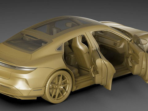 Porsche Taycan Turbo GT 2025 3D-Modell