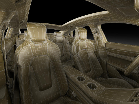 Porsche Taycan Turbo GT 2025 3D-Modell