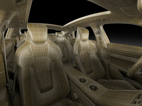 Porsche Taycan Turbo GT 2025 3D Model
