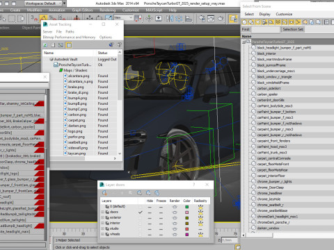 Porsche Taycan Turbo GT 2025 3D-Modell